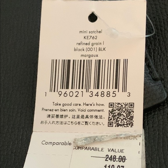 Kate Spade Black Leather Handbag - Picture 4 of 4